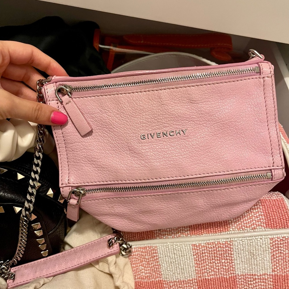 Light pink givenchy pandora chain bag